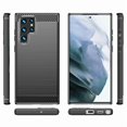 thumbnail image 2 of PANDACO Black Brushed Metal Case for Samsung Galaxy S23 Ultra, 2 of 3