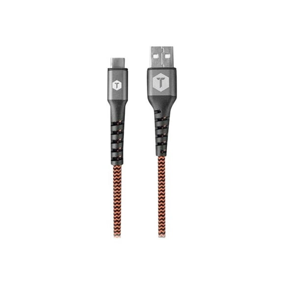 Tough Tested - Câble USB - USB (M) à 24 Broches USB-C (M) - 3 A - 6 Pi