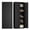 Black, variant on Marcree Pantry Cabinet, Kitchen Storage Cabinet with 2 Doors, Kitchen Cupboard with Adjustable Shelves, Food Pantry Cabinet for Living Room, Dining Room,Bathroom, Black