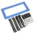 thumbnail image 2 of License Plate Holder , Easy Installation Aluminium Alloy License Number Plate Frame  For Car Blue, 2 of 8