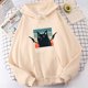 thumbnail image 1 of Pew Pew Madafaks lindo divertido impreso sudadera hombres otoño cuello redondo con capucha moda sudaderas con capucha de gran tamaño moda Casual chándal, 1 of 3