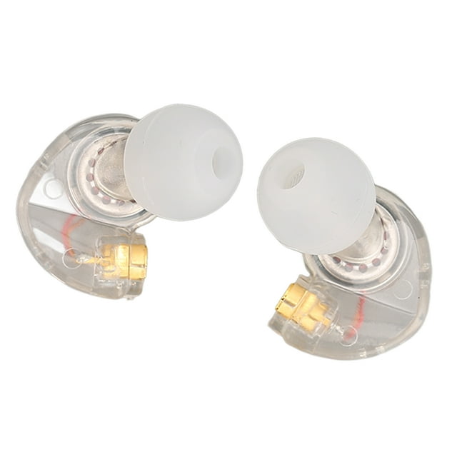 Accessoires d'Écouteurs, Interface MMCX Enfichable Confortable Remplacement HiFi Têtes d'Écouteurs de Sport pour SE215 Transparent