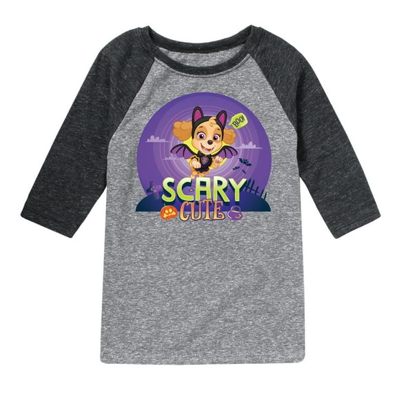 Paw Patrol - Scary Cute - Toddler And Youth Raglan Graphic T-Shirt