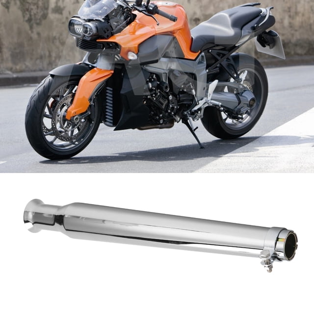 Silenciador De Tubo De Escape Para Motocicleta, Tubo De Escape Modificado Para Motocicleta De 45 Mm/1,8 Pulgadas, Reemplazo Perfecto, Universal Intercambiable Para Motocicleta
