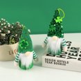 thumbnail image 4 of 1Pcs Saint Patrick's Day Gnome,Plush Saint Patricks Day Tomte Elf Gnomes with Light,Scandinavian Irish Leprechaun Tomte Gnomes for Home Coffee Tiered Tray Decor, 4 of 9