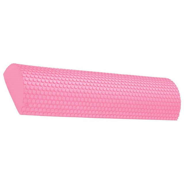 facefd Rouleau en Mousse Demi-Rond Massage Yoga Pilates Entraînement Physique Coussin d'Équilibre Blocs de Yoga Yoga Rose 30cm