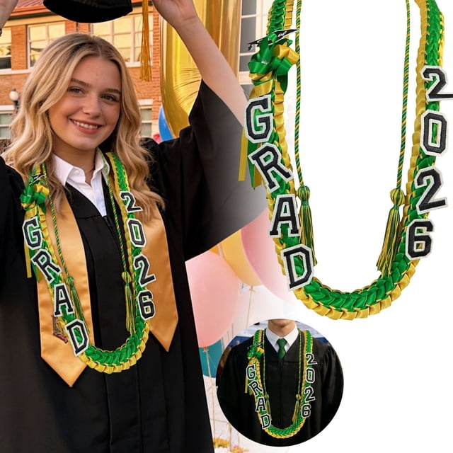 BotaniNest Double Layer Graduation Ribbon Ribbon Belt Honorary Rope Hand Woven Graduation Ribbon Graduation Sash Graduates' Commemorative