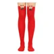 thumbnail image 1 of Medias Navideñas Por Encima De La Rodilla Para Muñecas, 1 of 8