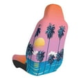 thumbnail image 4 of Lsque Beach with Palm Trees Pattern Car Seat Covers for Front Seats , Waterproof Seat Covers for Cars, Sporty Front Seat Covers,Car Seat Cover Protector Front Seats, 4 of 5