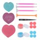 thumbnail image 5 of Bandeja De Clasificación De Cuentas, Tienda Fácil Multifuncional 4 Pinceles Diferentes Kit De Herramientas De Pintura De Diamantes De Imitación Para Manicura Para Salón De ANGGREK Otros, 5 of 8