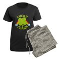 thumbnail image 5 of CafePress - Luckycharm_Dark Women's Dark Pajamas - Women's Short Sleeve Print T-Shirt and Pants Dark Cotton Pajama Set, 5 of 7