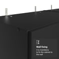 thumbnail image 6 of Madesa 4 Doors Storage Cabinet with Ample Shelves Space 63"L Utility Armoire Closet  Entryway and Bedroom Organization Unit - Black, 6 of 10