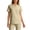 Beige, variant on ASDFVBKG Medical Women's Scrub Top Short Sleeve V-Neck Medical Uniform Pocket Solid Plus Size 2026 Comfy Workwear Scrub Tops Royal Blue 2XL