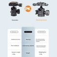 thumbnail image 6 of YIEMEEN Universal Ball Head Tripod Compatible DSLR Cameras Aluminum High Load 12KG Waterproof with Quick Release Plate, 6 of 7