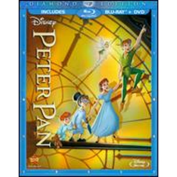 Pre-Owned Peter Pan [Diamond Edition] [2 Discs] [Blu-ray/DVD] (Blu-Ray 0786936828917) directed by Clyde Geronimi, Hamilton Luske, Wilfred Jackson
