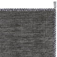 thumbnail image 5 of SAFAVIEH Montauk Bijar Jace Solid Soft Braided Cotton Area Rug, Grey/Black, 3' x 5', 5 of 7