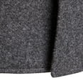 thumbnail image 4 of HOOMEUMY Mens Wool Blend Overcoat 2025 Trendy Classic Solid Coat Turndown Collar Jacket Tweed Design Casual Workout Long Sleeve Clothes Fashion Gray XXXXL, 4 of 7