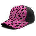 thumbnail image 2 of Leopard Print Baseball Cap Adjustable Size – Stylish Spliced Design Trucker Hat, Dad Hat with Full Print Front & Brim, Breathable Cotton Blend Snapback for Sports, Travel & Daily Wear, 2 of 3