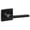 Flat Black, variant on Sure-Loc VN107 15 Verona Single Cylinder Keyed Entry Door Lever Set - Nickel