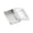B, variant on B Rectangular Tin Storage Box With Clear Window Lid Portable Metal Organizer Case For Jewelry Nails Crafts Personals Sundries