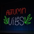 thumbnail image 2 of Glowneon Autumn Vibes Neon Sign, Fall Long-lasting Lights Wall Decor, 2 of 4