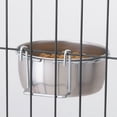 thumbnail image 2 of ProSelect Stainless Steel Hanging Dog Bowl Mounted 8oz for Dogs, 2 of 3