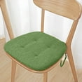 thumbnail image 3 of Junepar 16.9" Chair Cushions for U Shaped Dining Chairs Kitchen Chair Cushions with Ties Non Chair Pads for Dining Room Chairs Colorful Cushion Green, 3 of 3