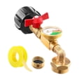 thumbnail image 4 of Adaptador de recarga de Gas con válvula de Metal, recarga rápida de alto rendimiento con manómetro para horno al aire libre, quemador calentador de, 4 of 8