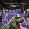 thumbnail image 3 of Bathroom Scale, Highly Accurate Digital Body Scale,Precisely Measures Weight up to 400 lbs-Green Dinosaur Roaring With Mouth Open, 3 of 4