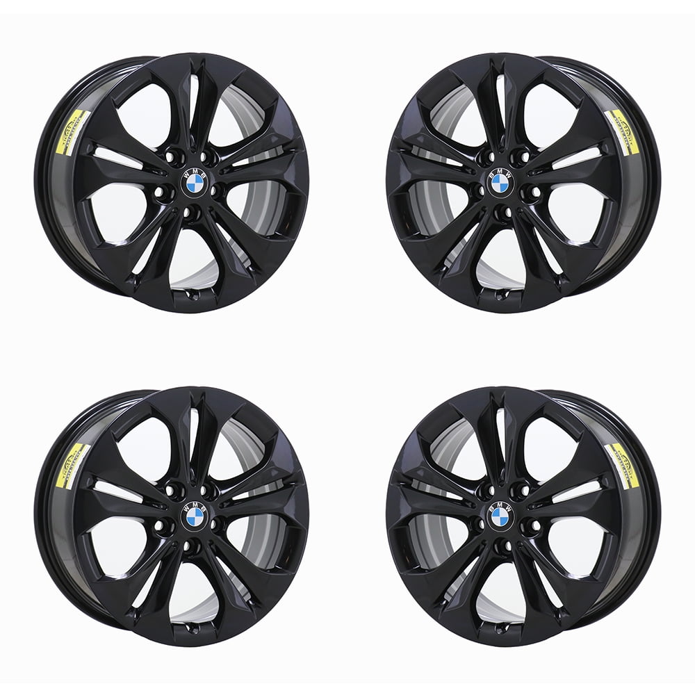 BMW X1 2016 - 2020 GLOSS BLACK Factory OEM Wheels Rims (Not Replicas ...
