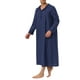 thumbnail image 4 of INSPIRE CHIC Camisón de Hombre de Manga Larga con Capucha Ropa de Dormir Pijamas XS Azul Marino, 4 of 6