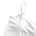 thumbnail image 7 of Women's Adjustable Strap Camisole Tank Top with Built-in Padded Bra, One Size Silky Stretch Sleeveless Cami, Seamless Daily Layering Home Lounge Top for Women 40-70kg, 7 of 7