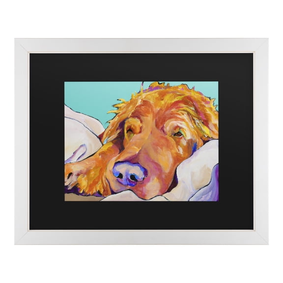 Trademark Fine Art 'Snoozer King' Canvas Art by Pat Saunders-White
