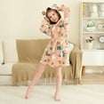 thumbnail image 4 of FORMRS Niños Bathrobe Unisex Hooded Robe Soft Plush Pajamas Sleepwear, Size 4-6T, Christmas Santa, 4 of 7