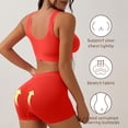 thumbnail image 6 of Womens Sports Bra Set Wireless Small Bust Push-up Beautiful Back Camisole Tank Top European Style Plus Size Girl Comfortable Sports Bra Set M, 6 of 9