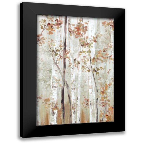 Watts, Eva 11x14 Black Modern Framed Museum Art Print Titled - Birch Wood II