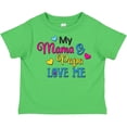 thumbnail image 3 of Inktastic My Mama and Papa Love Me with Hearts Boys or Girls Toddler T-Shirt, 3 of 5