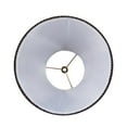 thumbnail image 3 of Aspen Creative 30157 Transitional Bell Shape Spider Construction Lamp Shade in Black & Brown, 12" wide (6" x 12" x 9 1/2"), 3 of 6