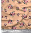 thumbnail image 1 of Soimoi Rayon Fabric Leaves & Floral Print Fabric by Yard 56 Inch Wide, 1 of 3