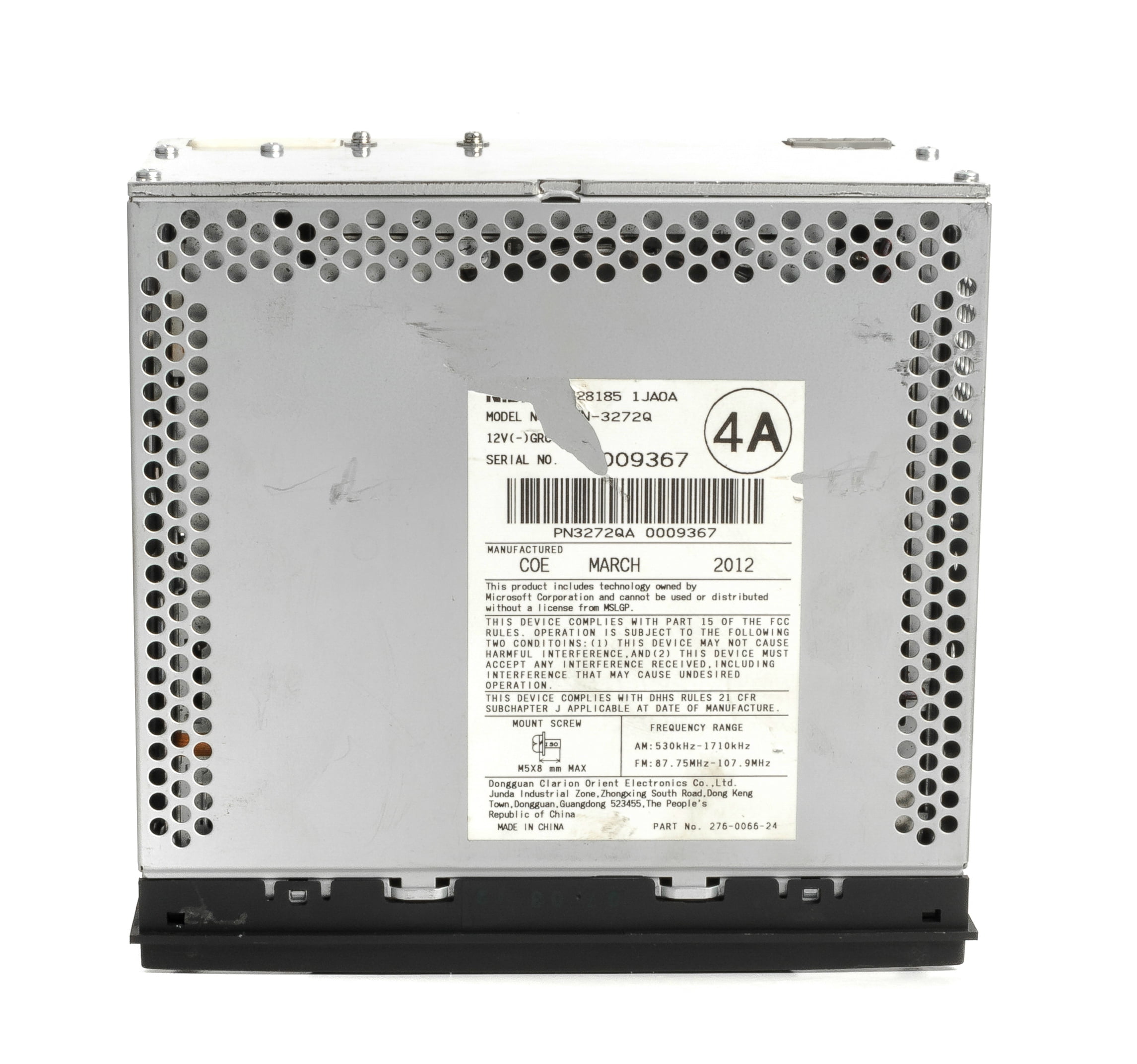 Restored 2010-13 Nissan Quest AM FM Radio 6 Disc Player Auxiliary Input OEM 28185 1JA0A (Refurbished)