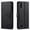 Black, variant on Samsung Galaxy A10S Case, Starshop Premium Leather Wallet Pocket Credit Card Slots-Black