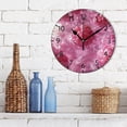 thumbnail image 3 of YAZAOO Decorative Wall Clock Size：25cm Colorful Wings Design Pattern Clock, 3 of 10