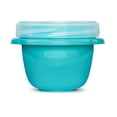thumbnail image 4 of Rubbermaid TakeAlongs On the Go Food Storage and Meal Prep Containers, 1.2 Cup Snack Containers with Twist & Seal Lids, 3-Pack, Teal Splash/Marine Blue (Colors May Vary), 4 of 8