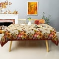 thumbnail image 4 of Rectangle Fall Tablecloth 60×84 Inch, Fall Pumpkin Tablecloths for Rectangle Tables Thanksgiving Washable Table Cover, Autumn Table Cloth Decor for Party Picnic Dinner, 4 of 6