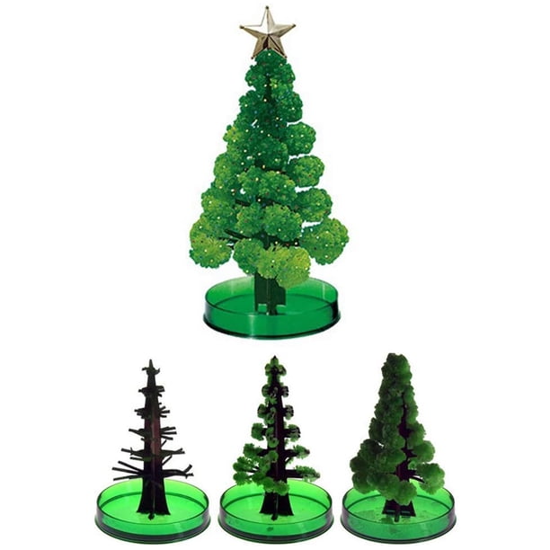 Arbres De Noël Magiques Papier Cristal : Le Jouet Scientifique Amusant Pour Enfants
