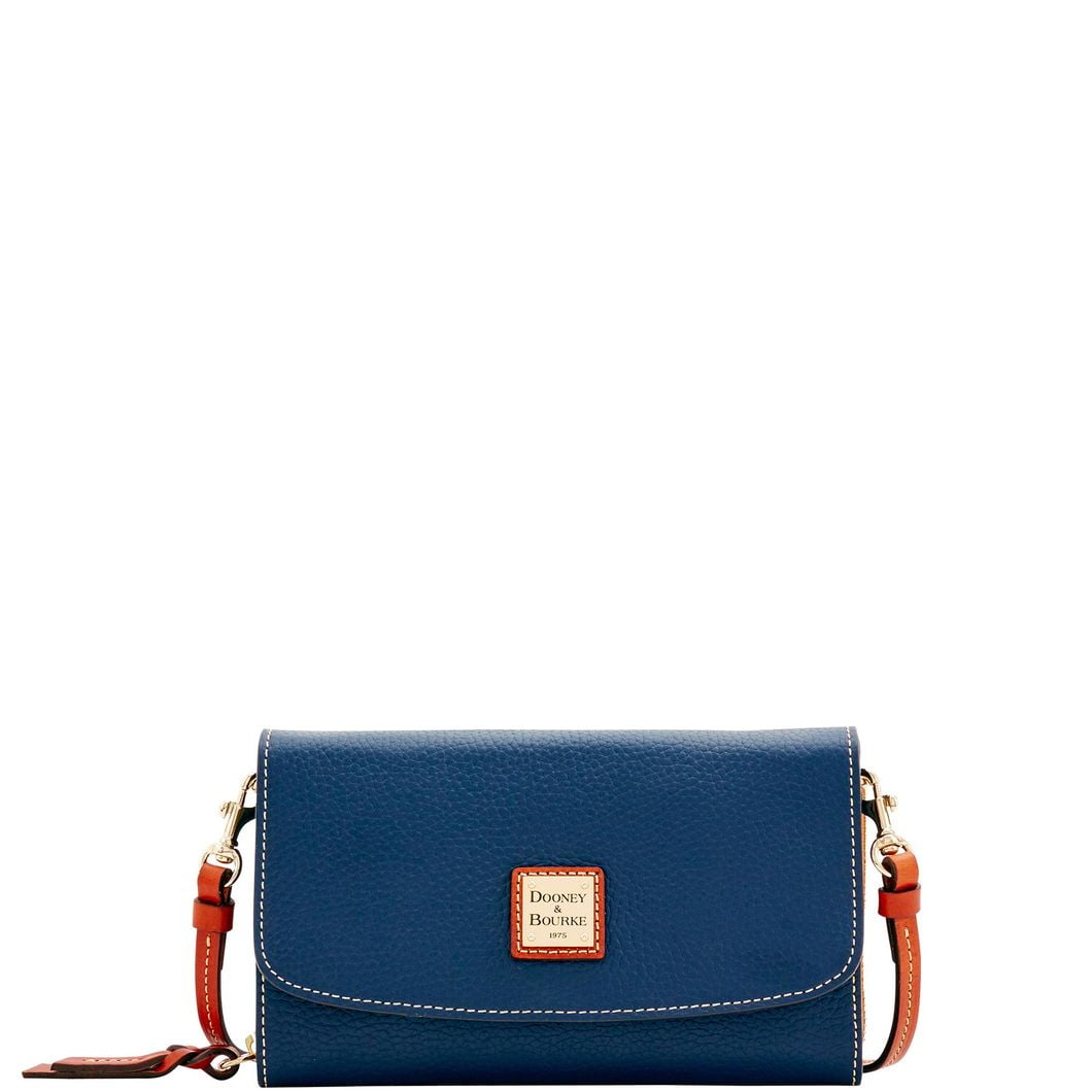 Navy Midnight Pebble Grain Clutch Wallet by Dooney Bourke in Tunisia at TND 1269 Rating 5