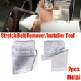 thumbnail image 1 of 2pc Metal Stretch Belt Removal Installer Tool Set Drive Belts Remover Tool, 1 of 9