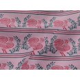 thumbnail image 4 of oneOone Viscose Jersey Fabric Stripe|Leaves & Hen Block Print Sewing Fabric BTY 60 Inch Wide, 4 of 4
