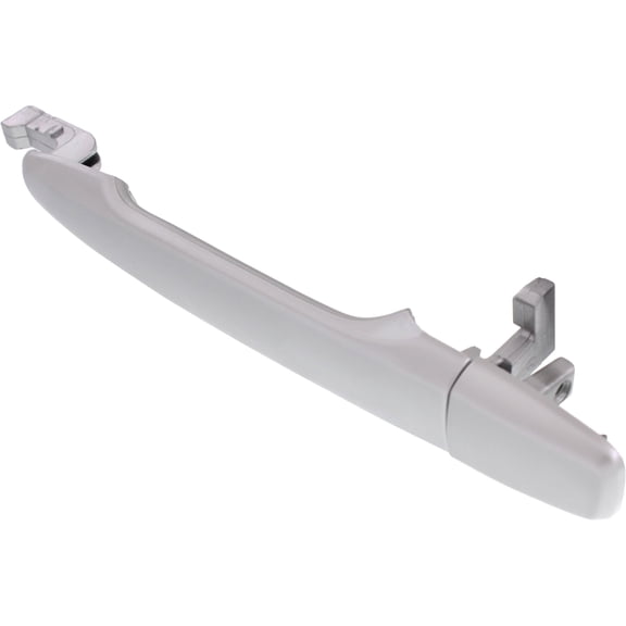 Exterior Door Handle Compatible with 2007-2013 Mitsubishi Outlander Sport Rear, Driver Side Painted Silver