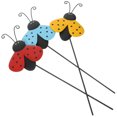 thumbnail image 3 of Adorable Ladybug Garden Stake Decoration for Outdoor Use Brighten Yard and Flowers 3 Pcs, 3 of 8